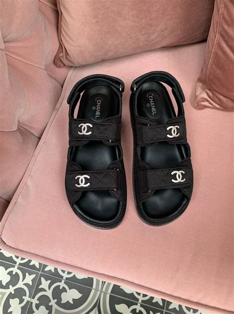 Chanel quilted sandals 2020